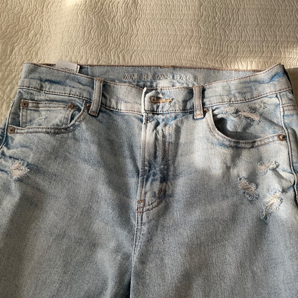 AMERICAN EAGLE OUTFITTERS destructive size 8 long jeans - Picture 3 of 6